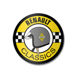 Renault classic helmet sticker