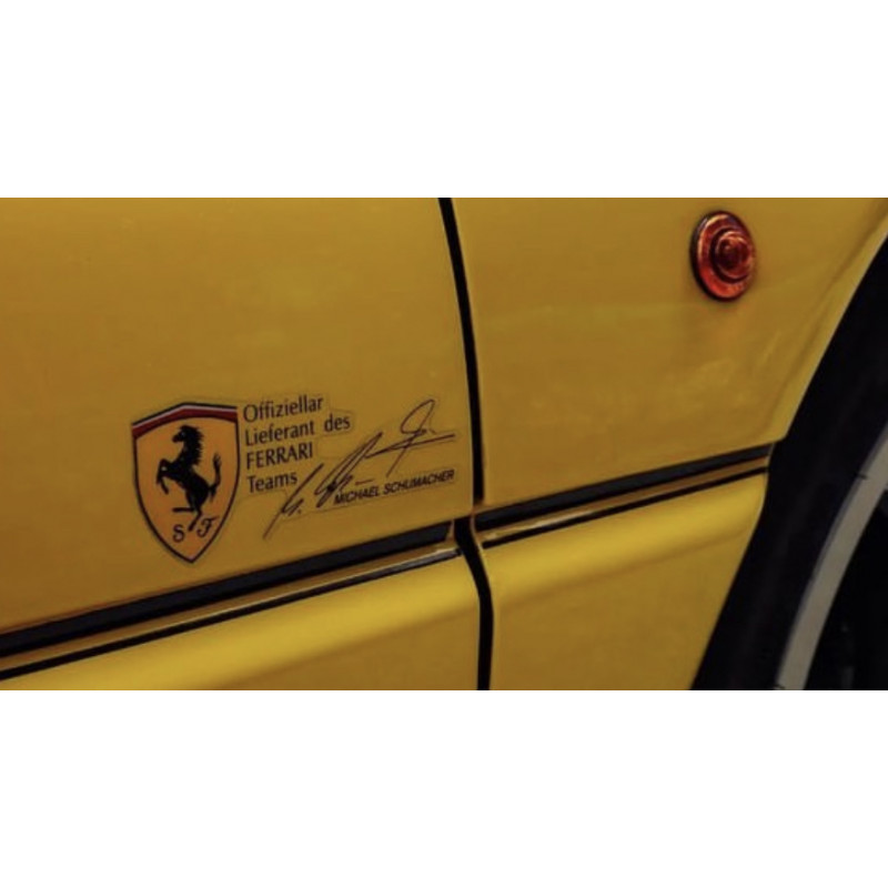 Autocollant Ferrari 6 - Taille et coloris au choix