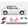 Kit stickers Peugeot 205 rallye