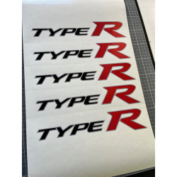 Kit of 2 Type R stickers