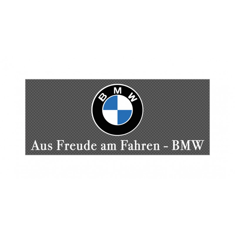 BMW Vintage Decal "Aus Freude am Fahren"